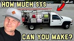 How Much Can A One Truck Pressure Washing Business Make?