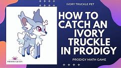 Prodigy Math Game | How to CATCH an IVORY TRUCKLE Pet in Prodigy.