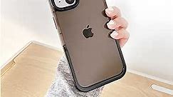 EYZUTAK Kickstand Case for iPhone 14 Plus, 2 Stand Modes Built-in Camera Ring Stand Clear Soft Slim Back Cover with Invisible Stand Anti-Scratch Durable Shockproof Protective Bumper Case - Black