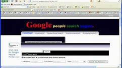 How to use Google people search engine, a great people finder. Find a person