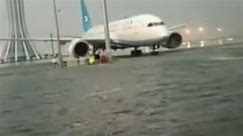 Flooding halts Beijing airport