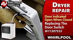 Dryer Door Switch issues - Not Starting - Diagnostic & Repair by Factory Technician