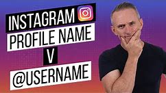 Instagram Profile Name and Username Whats The Difference