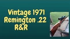 Vintage 1971 Remington .22 Rifle R&R