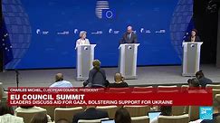 REPLAY: EU Chief Ursula von der Leyen gives press conference as summit ends