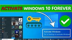 How to Activate Windows 10 permanently [2024 Latest Method] Step by Step Guide
