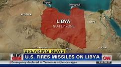 CNN: U.S. fires missiles on Libya