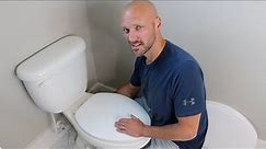 How to Install a New Toilet Seat - EASY DIY