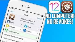 How To Jailbreak iOS 12.5.7 *No Computer/Revokes!* 2023! Get Cydia & Sileo! iPhone 5s/6, iPad/iPod!