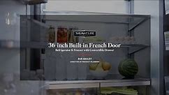 Product Features: 36-inch Built-In French Door Refrigerator