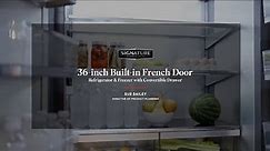 Product Features: 36-inch Built-In French Door Refrigerator