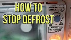 Don't defrost, just switch off! Learn how to turn off defrost in your LG fridge
