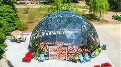 The glass dome tent can be... - Rax Tent Manufacturer