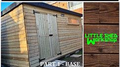 Little Shed's New Shed Build - (Part 1 - Base) 5m x 3m Shed Workshop HOW TO DIY BUILDING A SHED