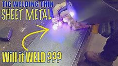 How to (TIG Weld) Thin Sheet Metal (For Beginners)