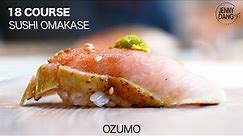 18 Course Sushi Omakase Brings You The Taste of Osaka, Japan! | Ozumo