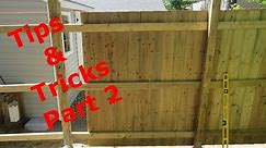 How to Build a Privacy Fence - Part 2 -Installing the boards