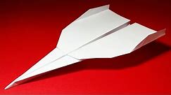 How to make a Paper Airplane that flies far - Best plane - ORIGAMI JET paper planes