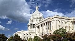 Download Time lapse of the United states capitol building, Washington DC, USA.