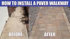 How to Install a Paver Walkway
