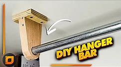 DIY Coat Hanger Bar for Your Laundry Room - Best for Your Home