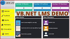 VB.Net Project Tutorial - Create a Library Management System Using VB.Net And MySQL - [ DEMO ]