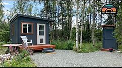 Her DIY Alaskan 10'x18' Shed Tiny House - Living Simple & Free For $3k