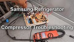 Samsung Refrigerator Not Cooling - Testing the Compressor Relay