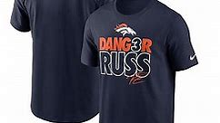 Nike Men's Russell Wilson Navy Denver Broncos Player Graphic T-shirt - Macy's