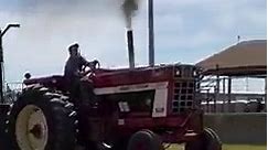 966 doing work. #internationalharvester #farming #tractorpulling | Farm Stock Tractor Pullers