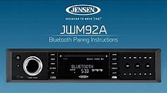 JENSEN® JWM92A | Bluetooth Pairing Instructions