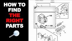 How To Find and Order CORRECT Appliance Parts