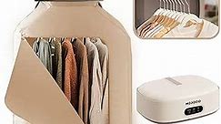Mojoco Portable Clothes Dryer - Portable Dryer for Apartment, RV, Travel - Premium Mini Dryer Machine for Light Clothes, Underwear, Baby Clothes - Quick and Easy to Use Small/Compact Dryer Machine