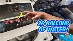 26 GAL 💧 GTW585BSVWS GE Top Load Washer Control Review