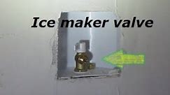 How to replace install ice maker water supply valve for a refrigerator - DIY
