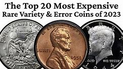 Top 20 Rare & Expensive Coins of 2023 ($1M ) - Errors and Varieties FOUND By Collectors & Dealers