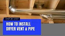 How to Install a Dryer Vent in Wall with Metal Ducts - DIY Tips