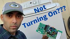 Troubleshooting And Fixing A Kenmore Washer That Will Not Turn On!