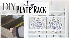 Plate Rack DIY ~ Plate Shelf Rack Idea ~ DIY Plate Rack