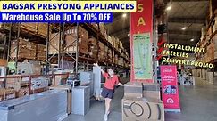 Bodega Sale! Bagsak Presyong Appliances (Aircon, Ref, Washing Machine & More) Installment Freebies