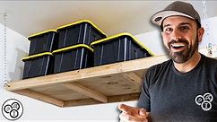 Build these GARAGE Storage Shelves / Easy Weekend DIY Project