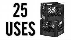 25 Amazing Uses for Milk Crates