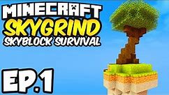 Minecraft: Skygrind Skyblock Survival Ep.1 - FALLING ENDERMAN! (Minecraft 1.8)