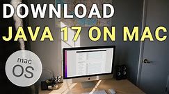 How To Download & Install Java 17 on Mac