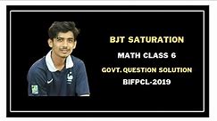 46. BJT Saturation Math Class 6 || BJT Transistor Bangla Tutorial