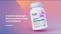 PureFormulas Ashwagandha 500 mg - 120 Vegetarian Capsules