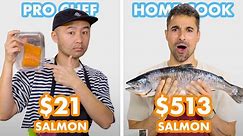 $513 vs $21 Salmon: Pro Chef & Home Cook Swap Ingredients - video Dailymotion