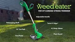 NEW Weed Eater WE14T Corded String Trimmer