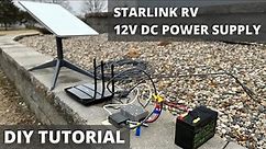 Build a 12V DC Power Supply For Starlink RV