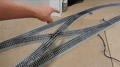 Lionel FasTrack Double Crossover (Layout Update)